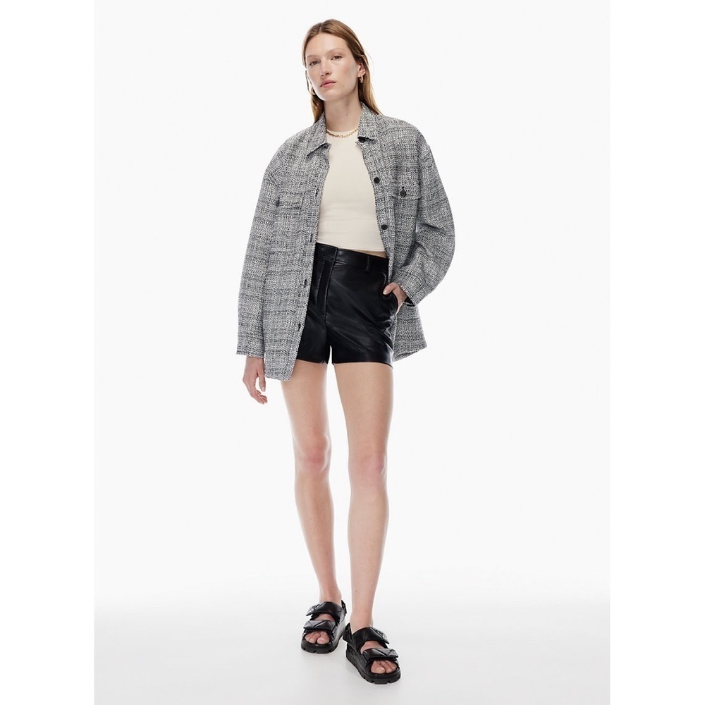 Babaton | Joan Shirt Jacket Oversized Tweed Shacket Size 1 XS Aritzia - Picture 3 of 12